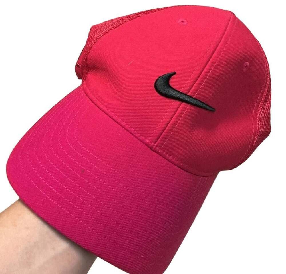Nike Golf RZN Flexfit Mesh Hat Cap Pink Black L/XL